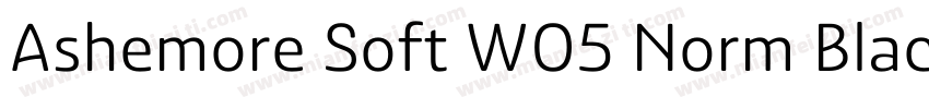 Ashemore Soft W05 Norm Black字体转换